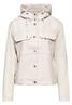Kurze Jacke mit Kapuze smooth sand beige