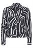 Kurze Jacke mit Print universal blue