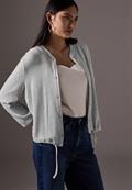 Kurze Jacke saltwater grey melange