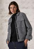 Kurze Jaquard Jacke black