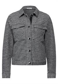 Kurze Jaquard Jacke black