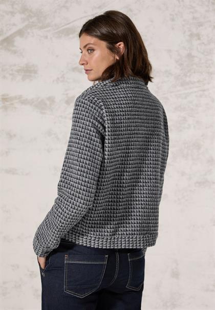 Kurze Jaquard Jacke black