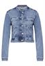 Kurze Jeansjacke light blue random wash