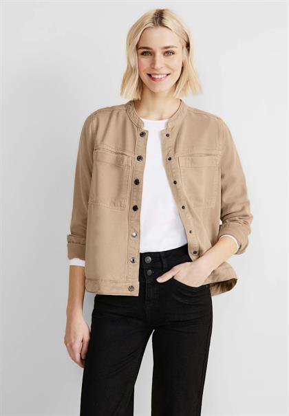Kurze Jeansjacke sand soft washed