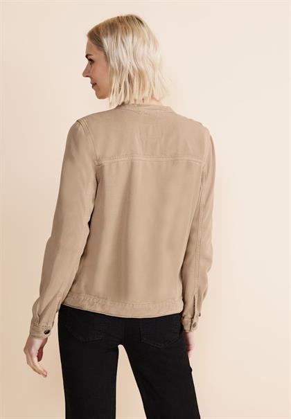 Kurze Jeansjacke sand soft washed