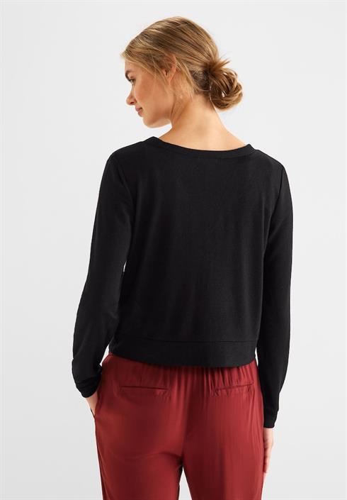kurze-leinenlook-strickjacke-black