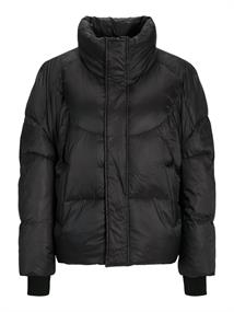 Kurze Pufferjacke black