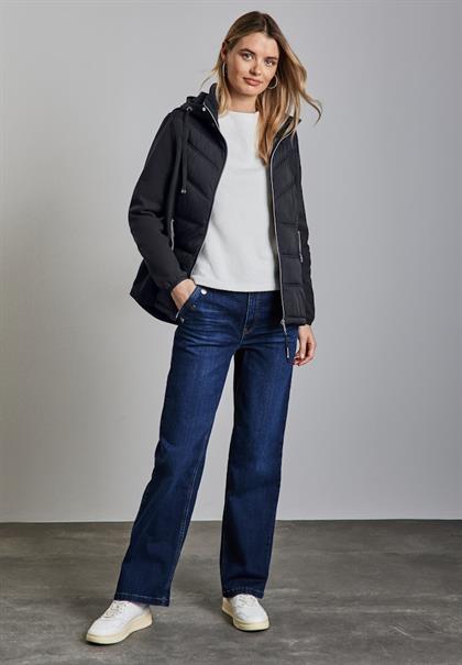 Kurze Softshelljacke gravity blue