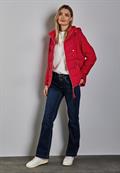 Kurze Softshelljacke strong red