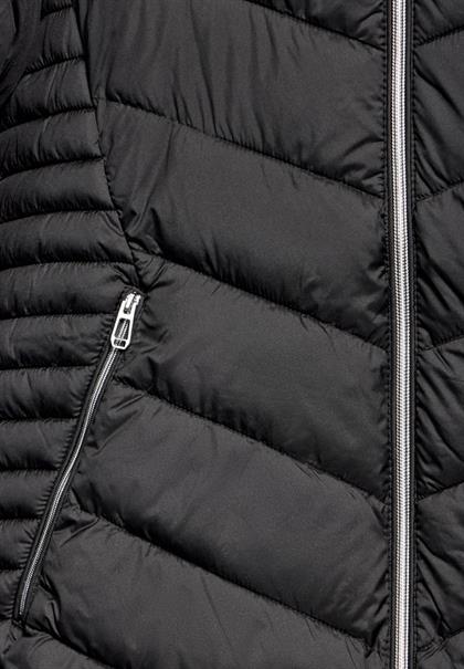 Kurze Steppjacke black