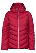 Kurze Steppjacke carpet red