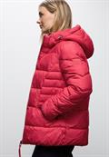 Kurze Steppjacke carpet red