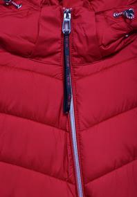 Kurze Steppjacke carpet red
