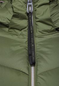 Kurze Steppjacke winter moss green