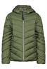 Kurze Steppjacke winter moss green
