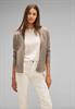 Kurze Strickjacke bleached sand melange