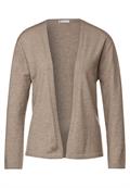 Kurze Strickjacke bleached sand melange