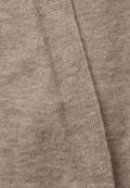 Kurze Strickjacke bleached sand melange