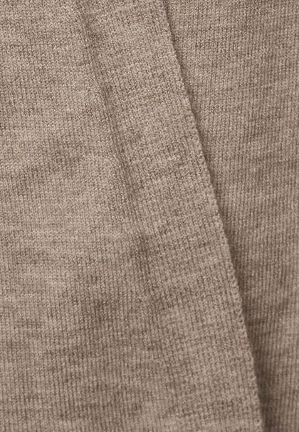 Kurze Strickjacke bleached sand melange