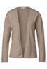 Kurze Strickjacke bleached sand melange