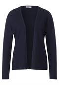 Kurze Strickjacke deep blue