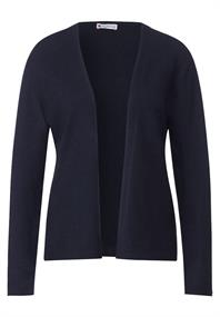 Kurze Strickjacke deep blue