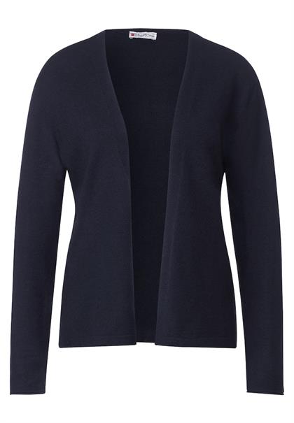 Kurze Strickjacke deep blue