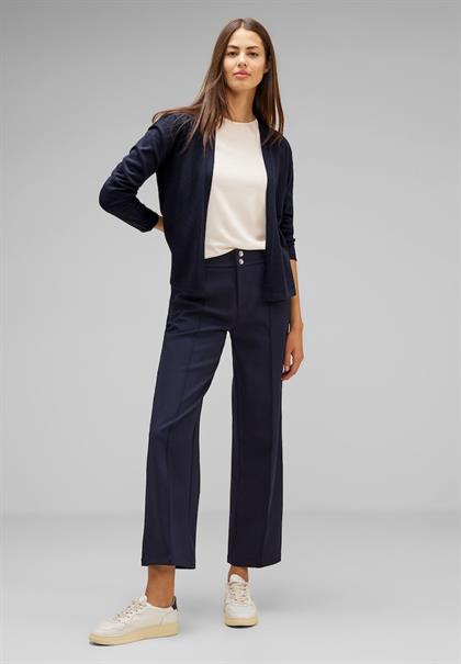 Kurze Strickjacke deep blue