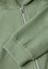Kurze Sweatjacke slate green