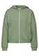 Kurze Sweatjacke slate green