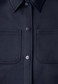 Kurze Sweatjacke universal blue