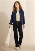 Kurze Sweatjacke universal blue