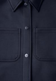 Kurze Sweatjacke universal blue