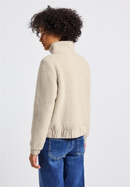 Kurze Teddyjacke savannah sand