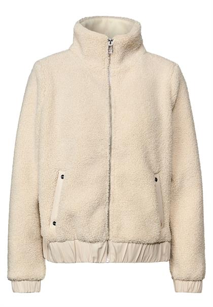 Kurze Teddyjacke savannah sand