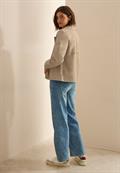Kurze Trenchcoat light toffee