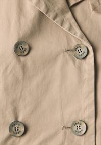 Kurze Trenchcoat light toffee