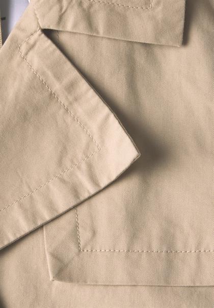 Kurze Trenchcoat light toffee