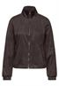 Kurze Velours Jacke deep roast brown