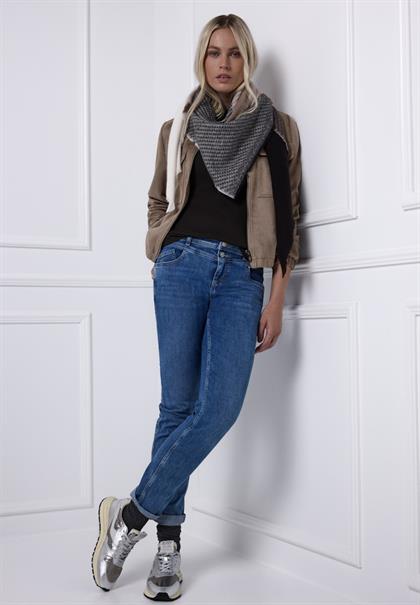 Kurze Veloursjacke light terra mocha