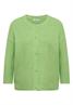 Kurzer Cardigan bamboo green melange