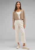 Kurzer Cardigan bleached sand melange