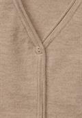 Kurzer Cardigan bleached sand melange