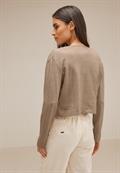 Kurzer Cardigan bleached sand melange
