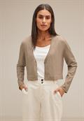 Kurzer Cardigan bleached sand melange