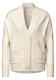 Kurzer Cardigan cream white melange
