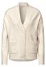 Kurzer Cardigan cream white melange