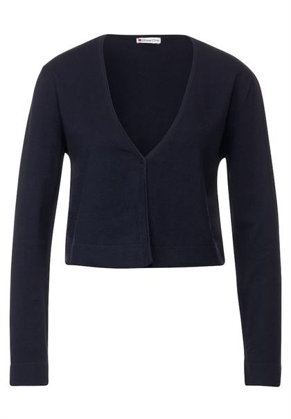 Kurzer Cardigan deep blue