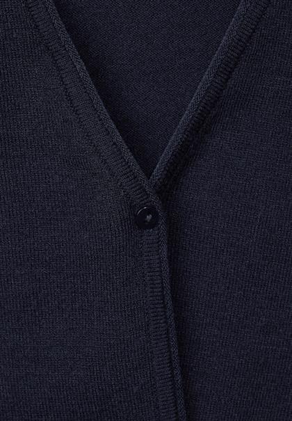 Kurzer Cardigan deep blue