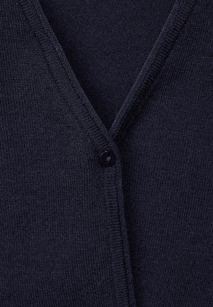 Kurzer Cardigan deep blue